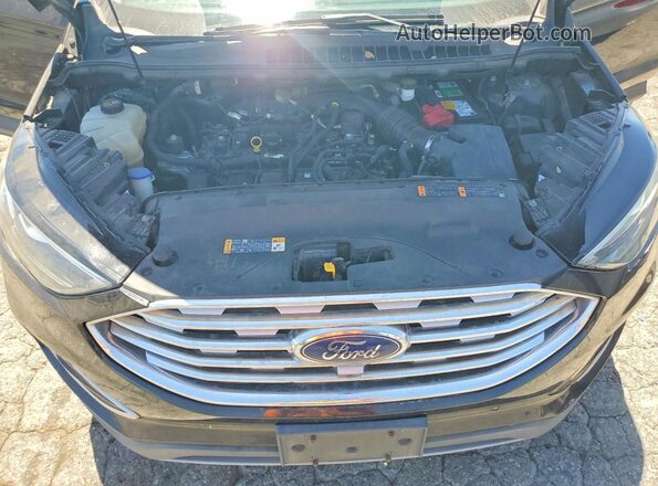 2FMPK3K98KBC02698 2019 FORD EDGE Black Vista del compartimento del motor