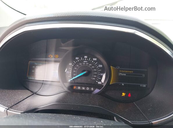 2FMPK3K98LBA45630 2020 FORD EDGE Silver უკანა სავარძლების ხედი