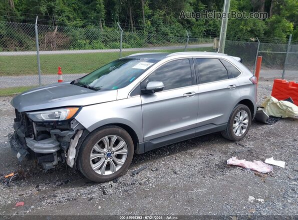 2FMPK3K98LBA45630 2020 FORD EDGE Silver წინა მარცხენა ხედი სამი მეოთხედიდან