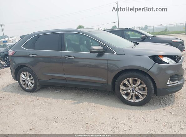 2FMPK3K98LBA56191 2020 FORD EDGE Серый Вид задней части салона