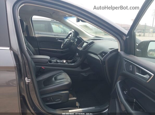 2FMPK3K98LBA56191 2020 FORD EDGE Серый Вид салона спереди