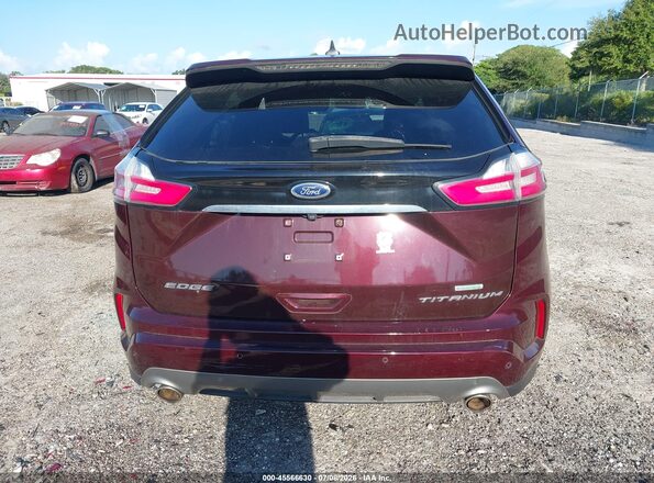 2FMPK3K98LBB24098 2020 FORD EDGE Maroon 