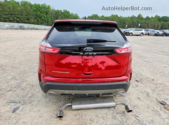 2FMPK3K98MBA39912 2021 FORD EDGE Red უკანა ხედი