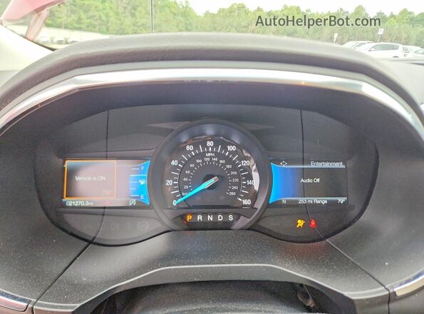 2FMPK3K98MBA39912 2021 FORD EDGE Red ხელსაწყოთა პანელის ხედი