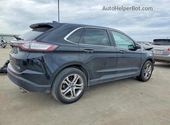 2FMPK3K99GBB22284 2016 FORD EDGE Black Tył prawy
