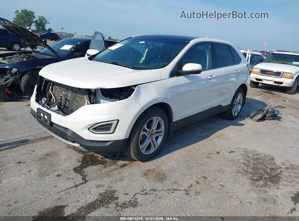 2FMPK3K99HBC31328 2017 FORD EDGE White Передня ліва чверть