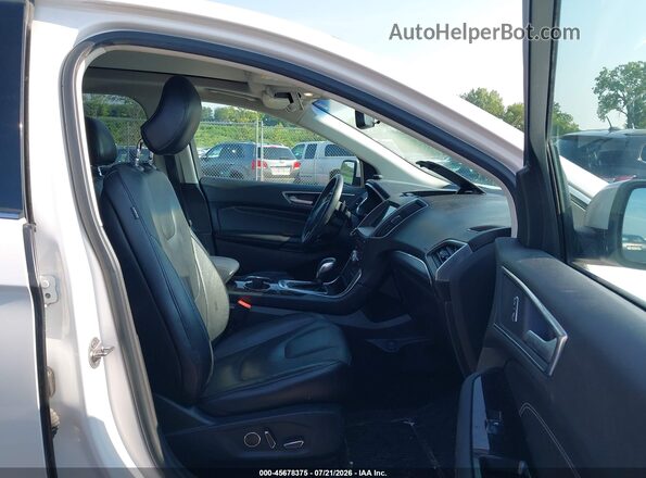 2FMPK3K99HBC31328 2017 FORD EDGE White Вид салону спереду