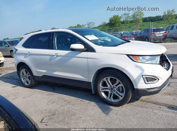 2FMPK3K99HBC31328 2017 FORD EDGE White Вид задньої частини салону