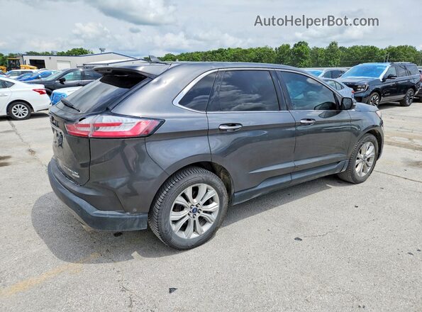 2FMPK3K99KBB42706 2019 FORD EDGE Gray Trasero derecho