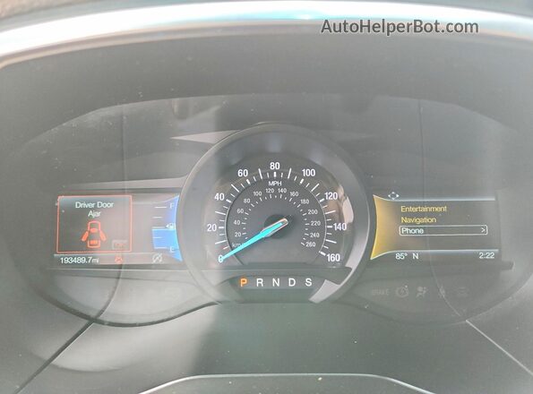 2FMPK3K99KBB42706 2019 FORD EDGE Gray Vista del cuadro de instrumentos