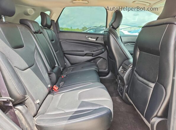 2FMPK3K99KBB42706 2019 FORD EDGE Gray Vista interior trasera