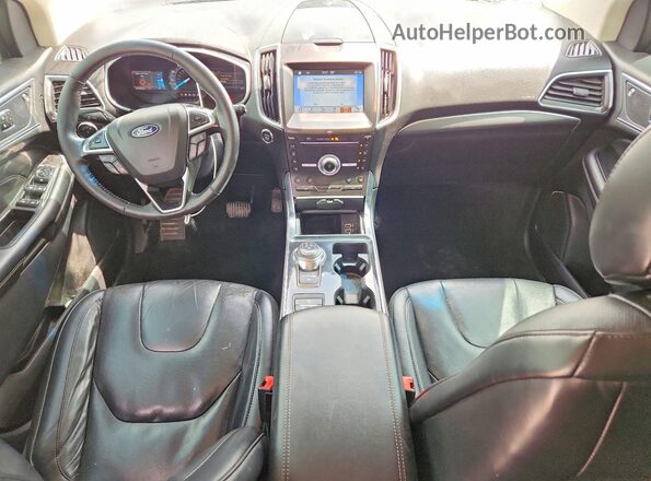 2FMPK3K99KBB42706 2019 FORD EDGE Gray Vista del salpicadero