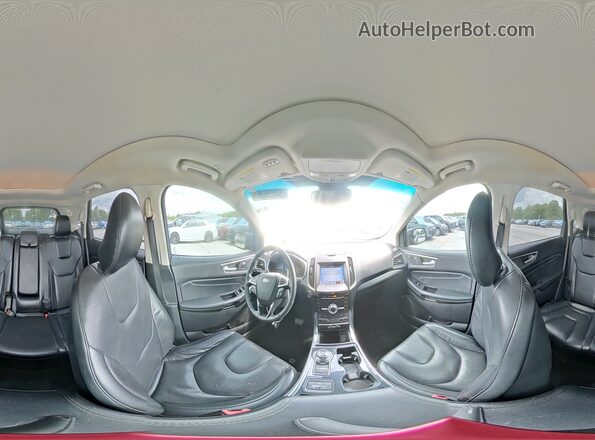 2FMPK3K99KBB42706 2019 FORD EDGE Gray Vista interior de 360 grados