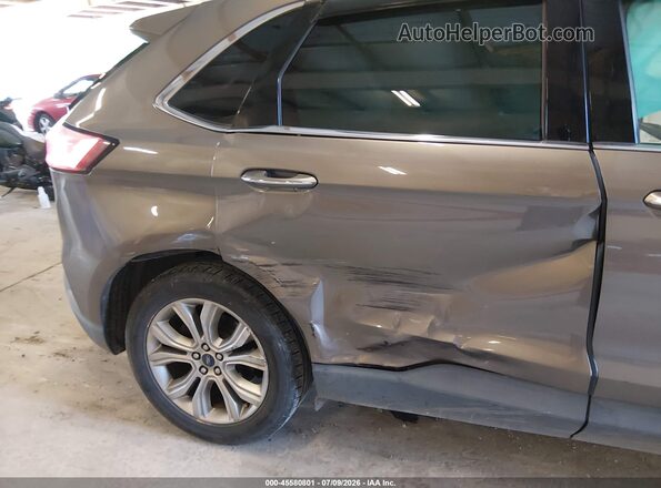 2FMPK3K99KBB70456 2019 FORD EDGE Gray წინა ხედი
