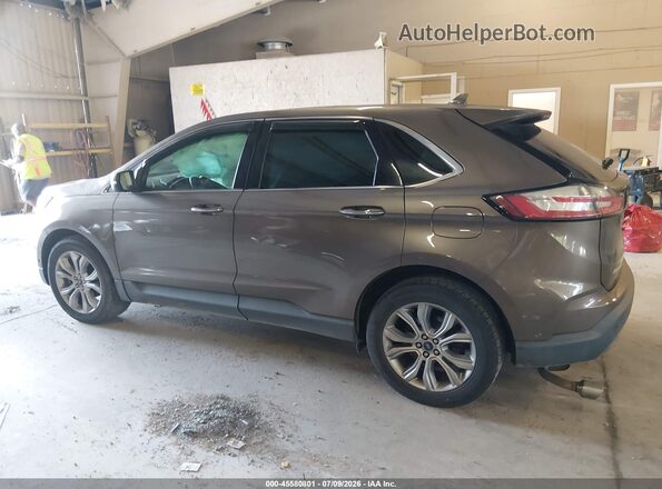 2FMPK3K99KBB70456 2019 FORD EDGE Gray სალონის 360-გრადუსიანი ხედი