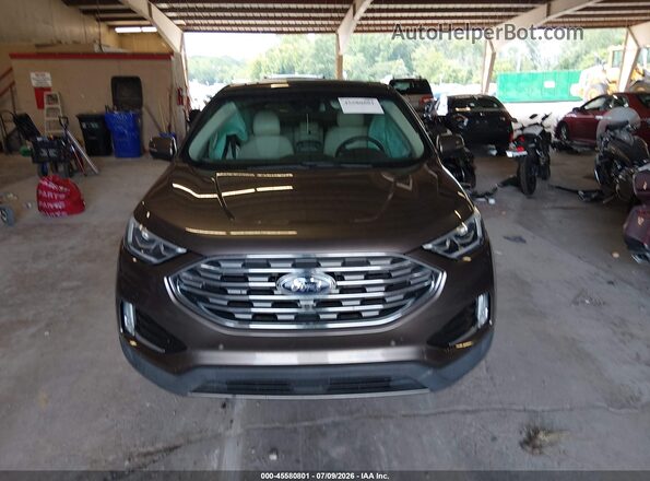 2FMPK3K99KBB70456 2019 FORD EDGE Gray ხელსაწყოთა პანელის ხედი