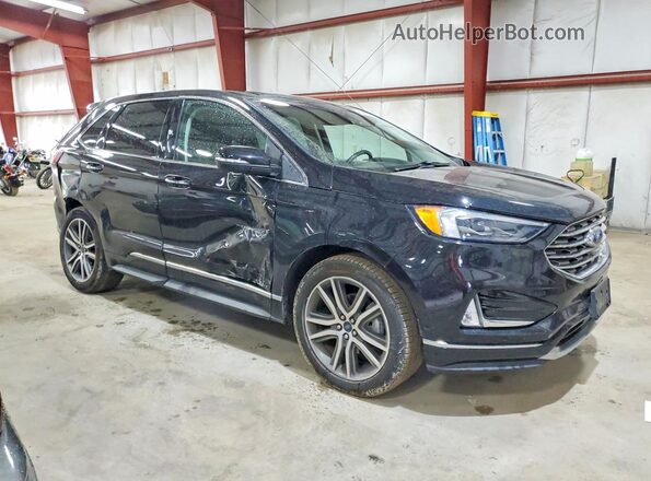 2FMPK3K99KBC05593 2019 FORD EDGE Black Przód prawy