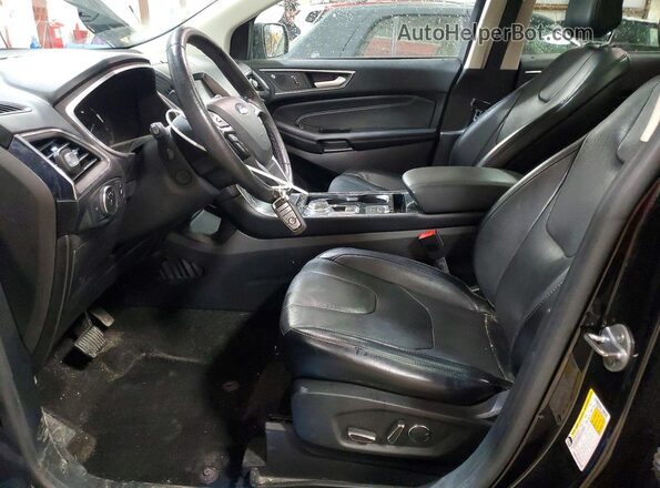 2FMPK3K99KBC05593 2019 FORD EDGE Black Widok wnętrza z przodu