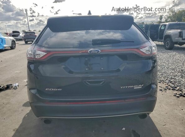 2FMPK3K9XGBB99603 2016 FORD EDGE Black Հետևի տեսք