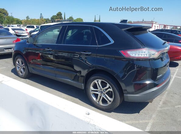 2FMPK3K9XHBB90191 2017 FORD EDGE Black Задня ліва чверть