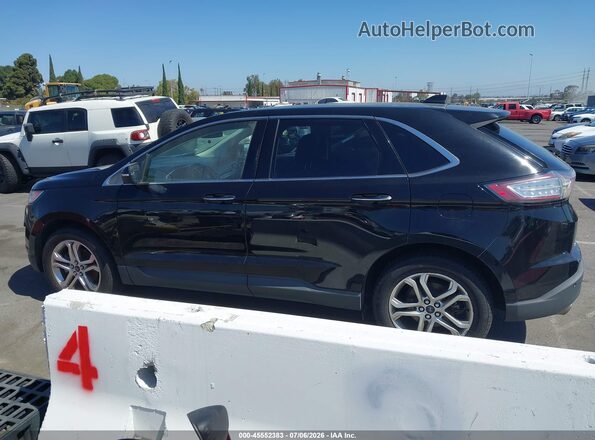 2FMPK3K9XHBB90191 2017 FORD EDGE Black Панорамний вид салону 360°