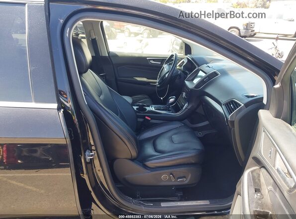 2FMPK3K9XHBB90191 2017 FORD EDGE Black Вид салону спереду