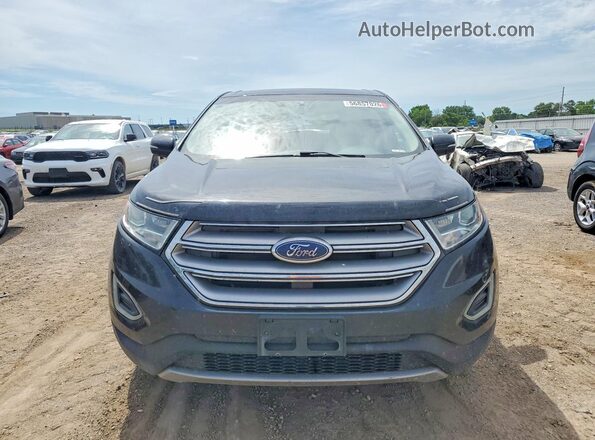 2FMPK3K9XJBB74093 2018 FORD EDGE Black წინა ხედი