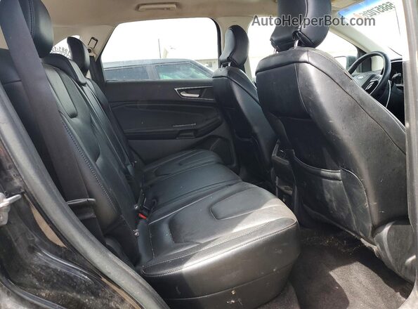 2FMPK3K9XJBB74093 2018 FORD EDGE Black უკანა სალონის ხედი