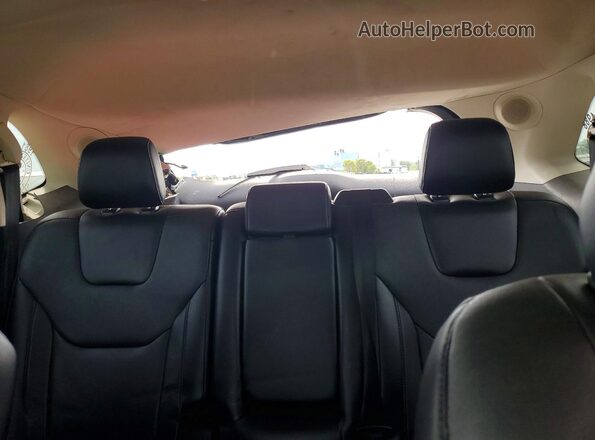 2FMPK3K9XJBB74093 2018 FORD EDGE Black უკანა სავარძლების ხედი