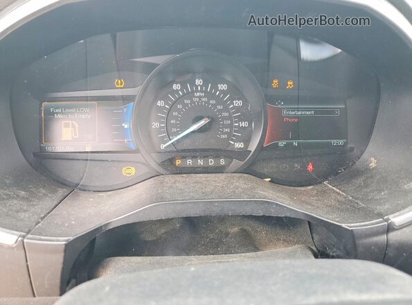 2FMPK3K9XJBB74093 2018 FORD EDGE Black ხელსაწყოთა პანელის ხედი