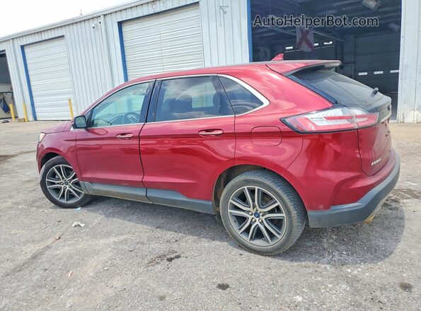 2FMPK3K9XKBB34730 2019 FORD EDGE Red Tył lewy