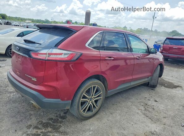 2FMPK3K9XKBB34730 2019 FORD EDGE Red Tył prawy
