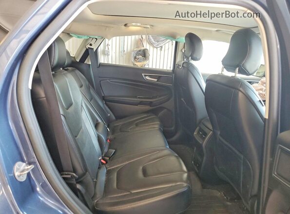 2FMPK3K9XKBB61457 2019 FORD EDGE Blue Widok tylnych siedzeń