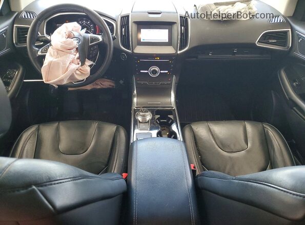 2FMPK3K9XKBB61457 2019 FORD EDGE Blue Widok deski rozdzielczej