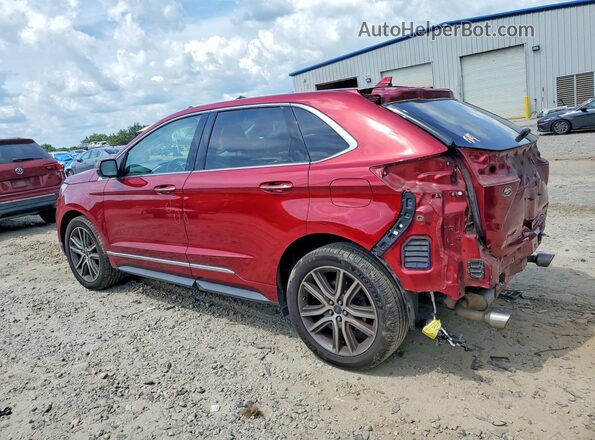 2FMPK3K9XKBC57346 2019 FORD EDGE Red Հետևի ձախ