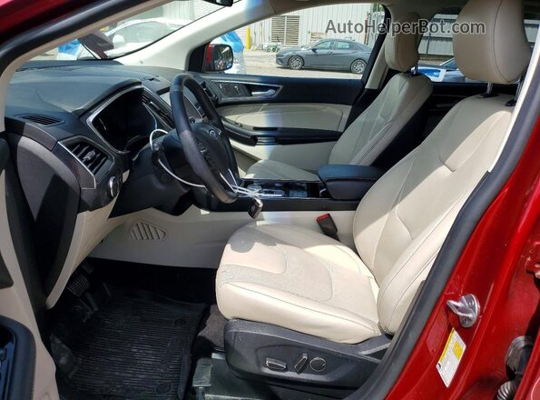 2FMPK3K9XKBC57346 2019 FORD EDGE Red Սալոնի դիմացի տեսք