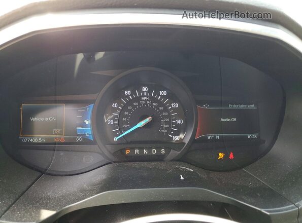 2FMPK3K9XKBC57346 2019 FORD EDGE Red Սարքավորումների վահանակի տեսք