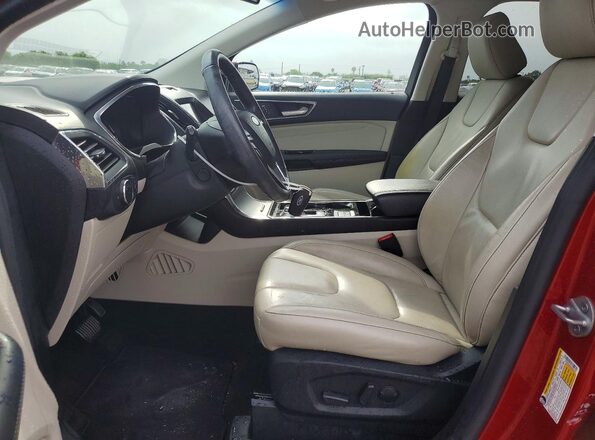 2FMPK3K9XLBA84834 2020 FORD EDGE Red Vista interior delantera