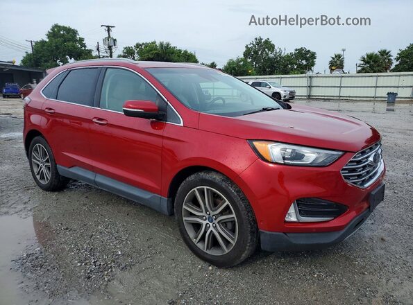 2FMPK3K9XLBA84834 2020 FORD EDGE Red Delantero derecho