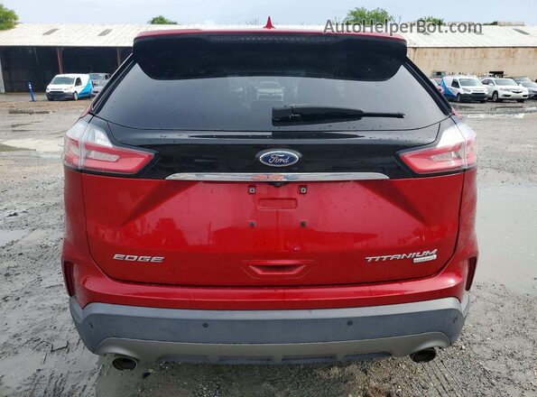 2FMPK3K9XLBA84834 2020 FORD EDGE Red Vista trasera
