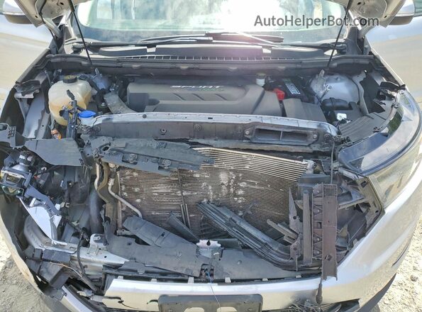 2FMPK4AP0HBB43998 2017 FORD EDGE Silver Вид підкапотного простору