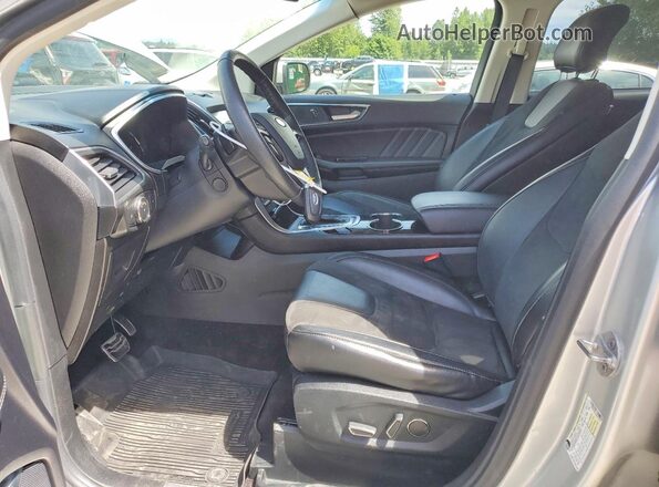 2FMPK4AP0HBB43998 2017 FORD EDGE Silver Вид салону спереду