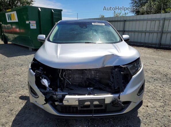 2FMPK4AP0HBB43998 2017 FORD EDGE Silver Вид спереду