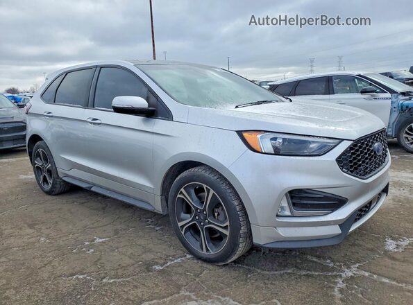 2FMPK4AP0KBC11398 2019 FORD EDGE Silver Front right