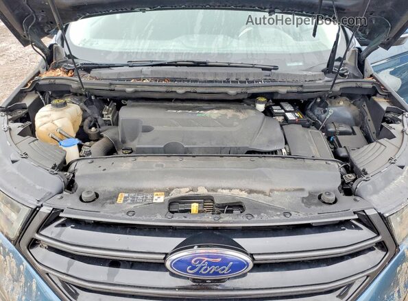 2FMPK4AP1GBB03024 2016 FORD EDGE Blue Սալոնի հետևի տեսք