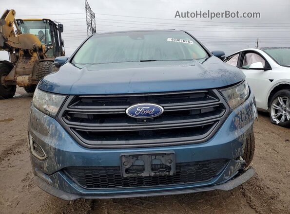 2FMPK4AP1GBB03024 2016 FORD EDGE Blue Դիմացի տեսք