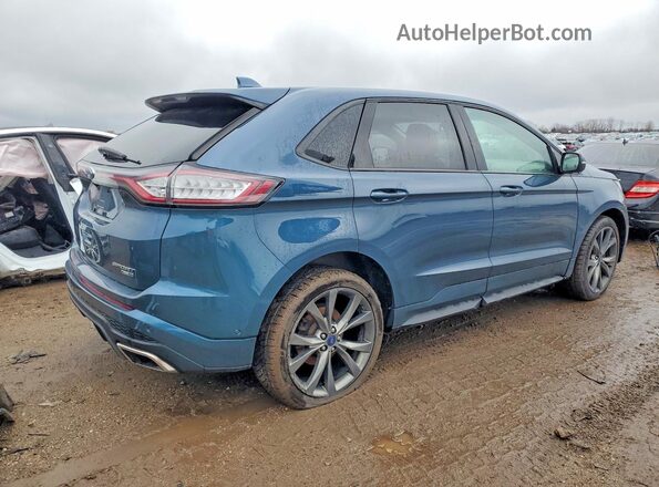 2FMPK4AP1GBB03024 2016 FORD EDGE Blue Հետևի աջ