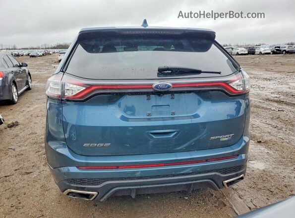 2FMPK4AP1GBB03024 2016 FORD EDGE Blue Հետևի տեսք