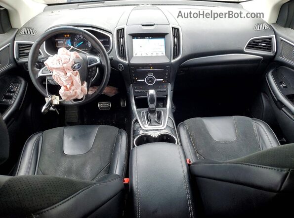 2FMPK4AP1GBB03024 2016 FORD EDGE Blue Առջևի վահանակի տեսք