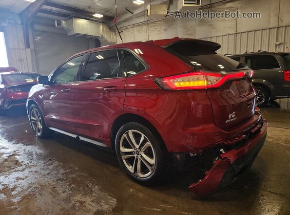 2FMPK4AP1GBC64358 2016 FORD EDGE Red Հետևի ձախ